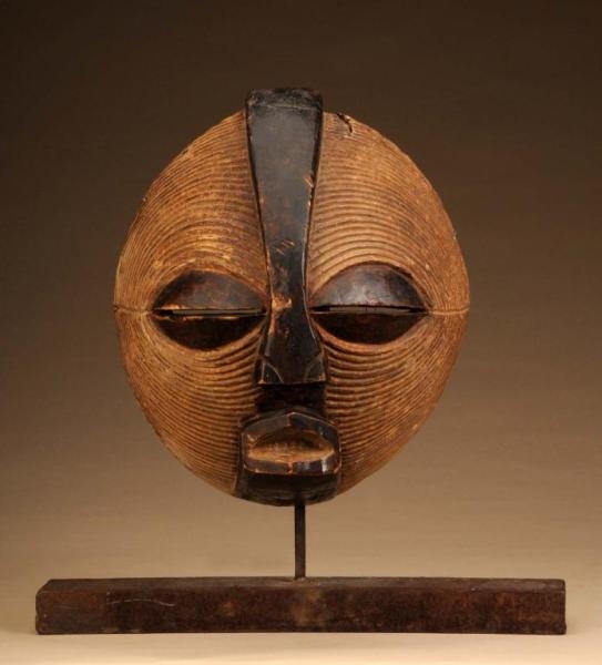 PAIR OF WEST AFRICAN MASKS.                       