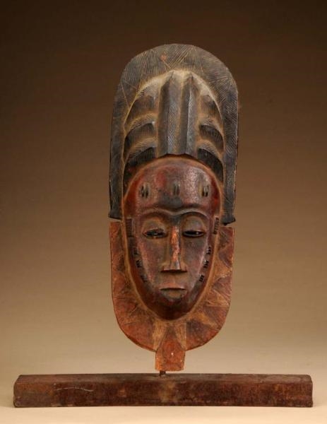 WEST AFRICAN BAOULE MASK.                         