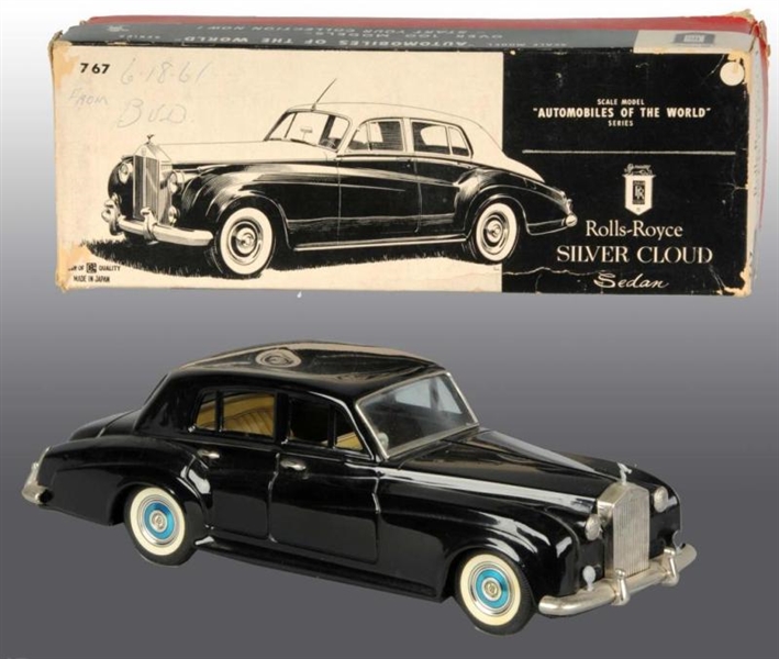 TIN ROLLS-ROYCE SILVER CLOUD FRICTION TOY.        