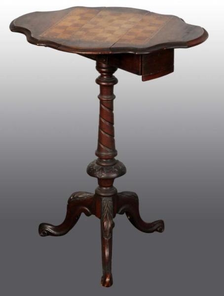 VICTORIAN GAME TABLE.                             