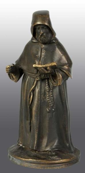 MONK/PRIEST FIGURAL "GO TO BED" MATCH HOLDER.     