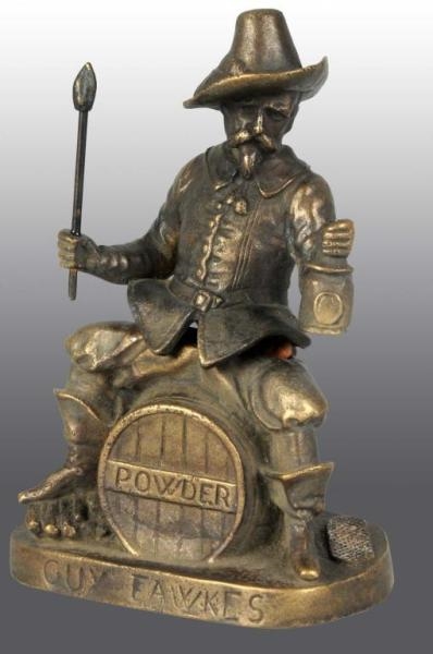 GUY FAWKES FIGURAL "GOT TO BED" MATCH HOLDER.     