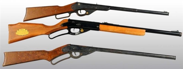 LOT OF 3: DAISY LEVER-ACTION BB GUNS.             