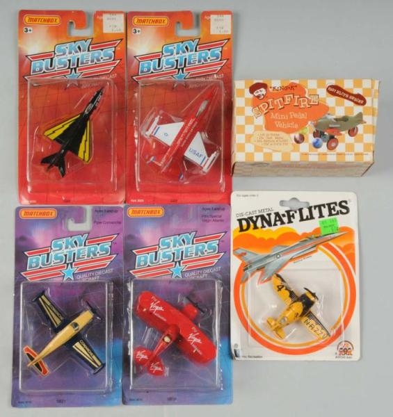 LOT OF 12: MATCHBOX SKY BUSTER AIRPLANE TOYS.     