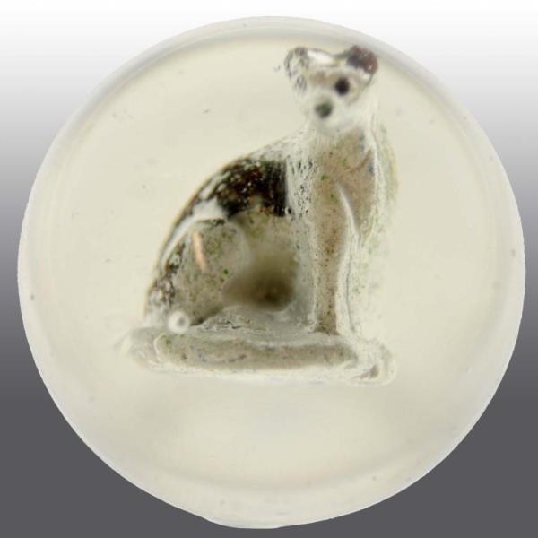 PAINTED DOG SULFIDE MARBLE.                       