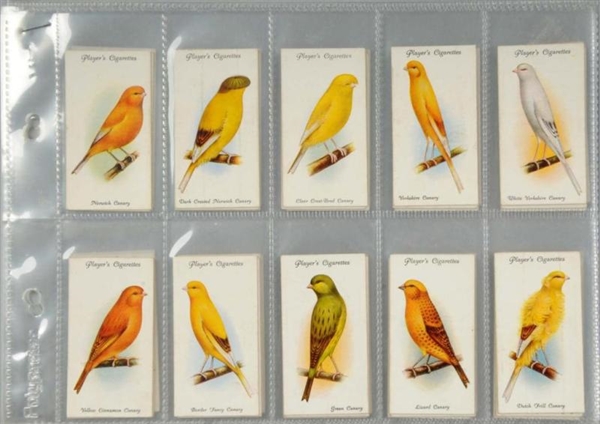 LOT OF 4: BIRD TOBACCO CARD SETS.                 