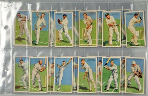 LOT OF 2: SPORTS TOBACCO CARD SETS.               