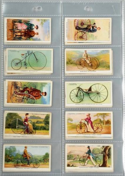 1939 JOHN PLAYER CYCLING TOBACCO CARD SET.        