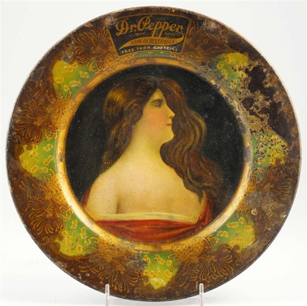 DR. PEPPER ART NOUVEAU TRAY.                      