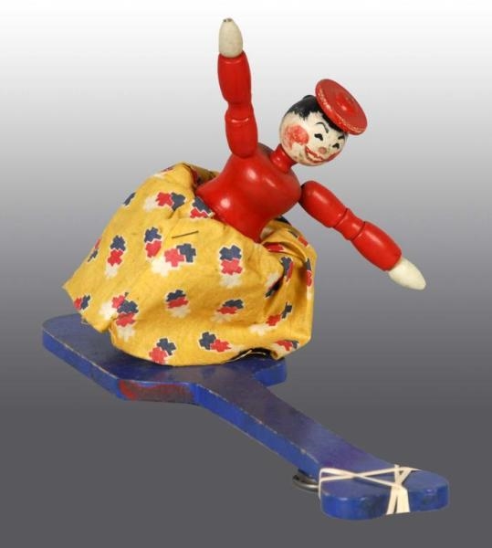 FISHER PRICE PROTOTYPE BALLET DANCER PADDLE TOY.  
