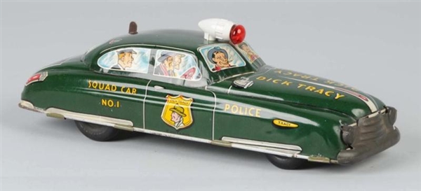 TIN MARX DICK TRACEY SQUAD CAR BATTERY-OP TOY.    
