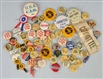 LOT OF POLITICAL BUTTONS.                         