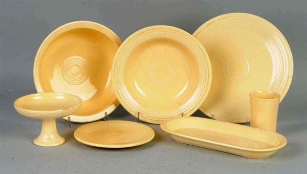 LOT OF IVORY COLORED FIESTAWARE.                  