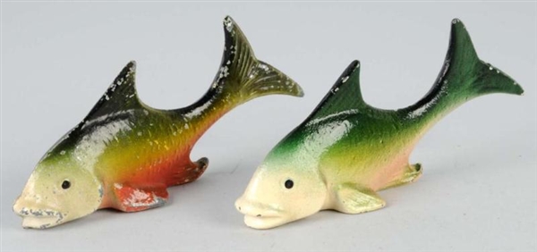 LOT OF 2: FISH WITH TAIL UP BOTTLE OPENERS.       
