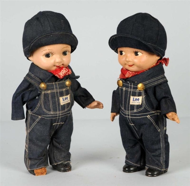 LOT OF 2: COMPOSITION BUDDY L DOLLS.              