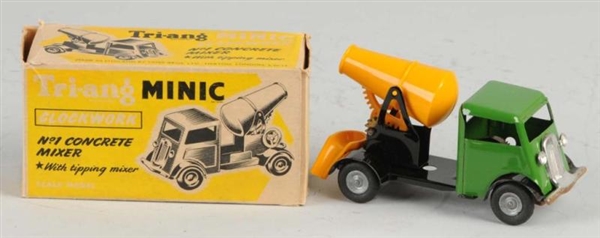 TRIANG-MINIC CONCRETE MIXER WIND-UP TOY.          