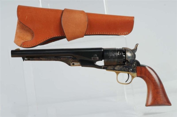 TRADITIONS 1860 COLT REVOLVER W/ HOLSTER.         