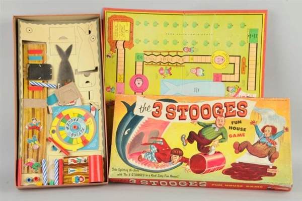 THE 3 STOOGES FUN HOUSE GAME.                     