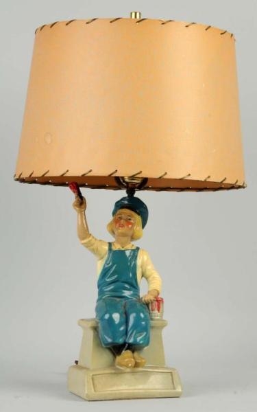 DUTCH BOY PAINT ADVERTISING LAMP.                 
