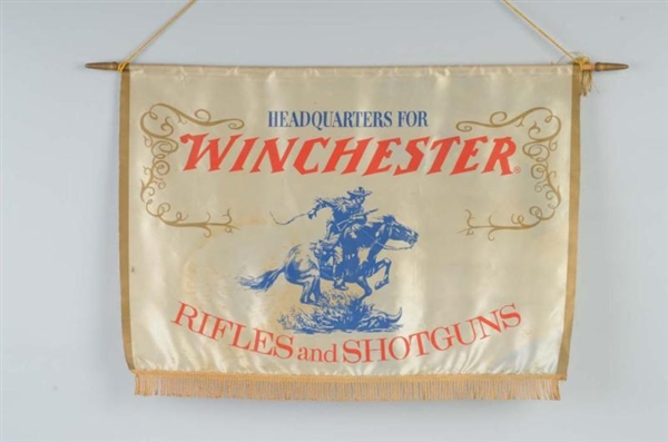 WINCHESTER RIFLES & SHOTGUNS WINDOW BANNER.       
