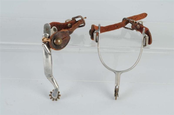 AMERICAN WESTERN PLATED SPURS.                    