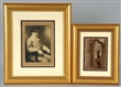 LOT OF 2: FRAMED PHOTOS OF A CONFEDERATE OFFICER. 