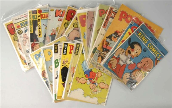 LOT OF 20: POPEYE COMIC & OTHER BOOKS.            