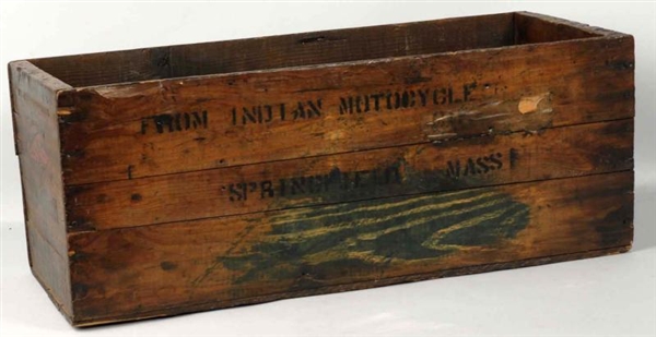 EARLY WOODEN MOBIL OIL CRATE.                     
