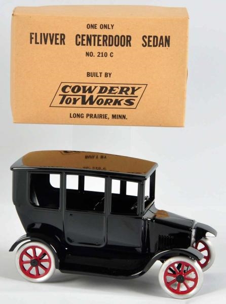 CONTEMPORARY PRESSED STEEL COWDERY FLIVVER TOY.   