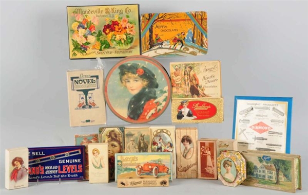 LARGE LOT OF CHOCOLATE & CANDY BOXES.             