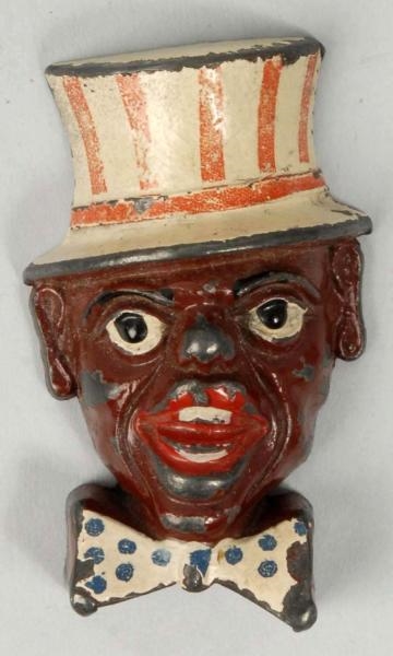 AFRICAN AMERICAN WITH TOP HAT PENCIL SHARPENER.   