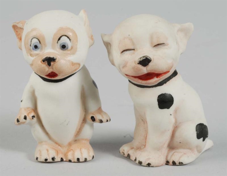 LOT OF 2: ALL BISQUE "BONZO" CHARACTERS.          