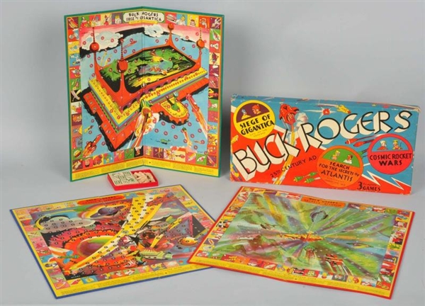 BUCK ROGERS 25TH CENTURY 3 GAME SET.              
