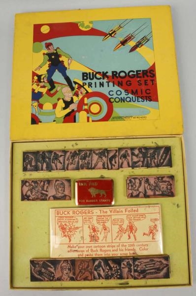 BUCK ROGERS COSMIC CONQUEST PRINTING SET.         