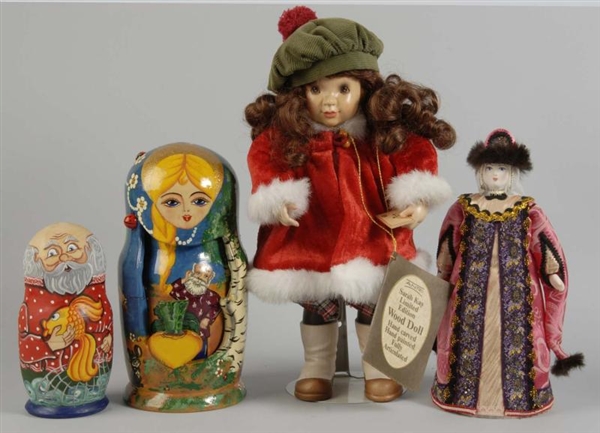 LOT OF 6: COLLECTIBLE DOLLS.                      