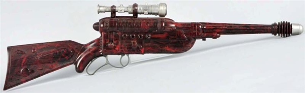 PLASTIC SPACE RIFLE TOY.                          