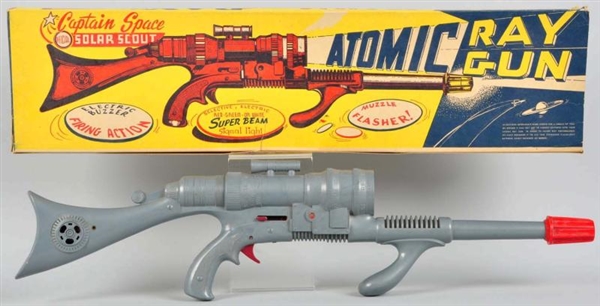 MARX CAPTAIN SPACE SOLAR SCOUT ATOMIC RAY GUN TOY 