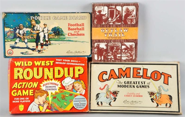 LOT OF 4: BOARD GAMES.                            