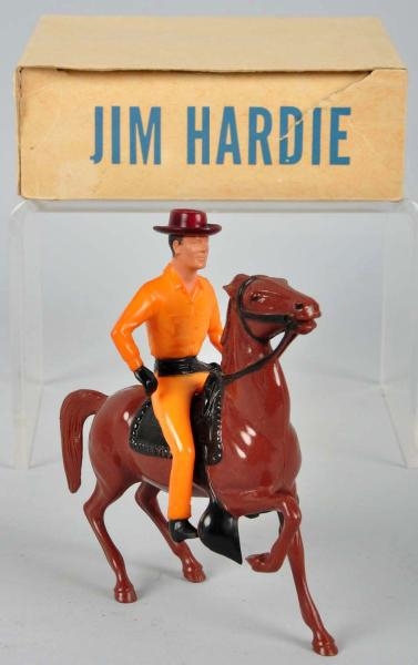 MINI HARTLAND JIM HARDIE HORSE & RIDER.           