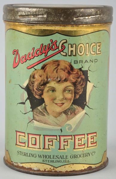 DADDYS CHOICE 1-POUND COFFEE CAN.                