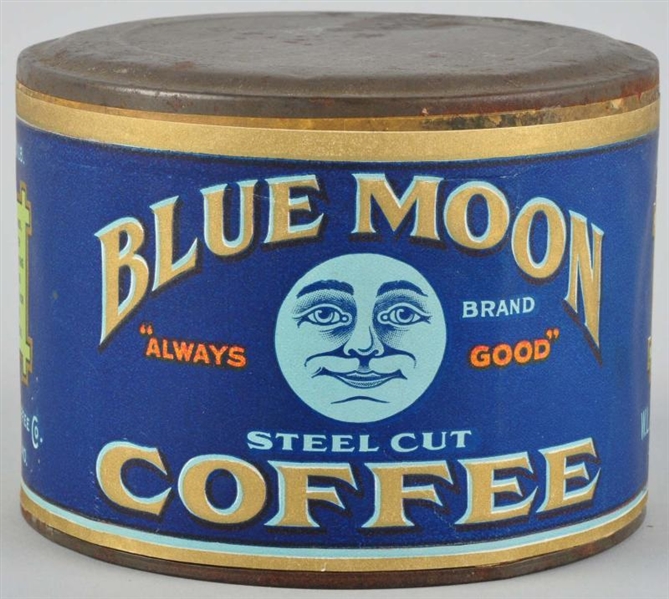 BLUE MOON COFFEE CAN.                             