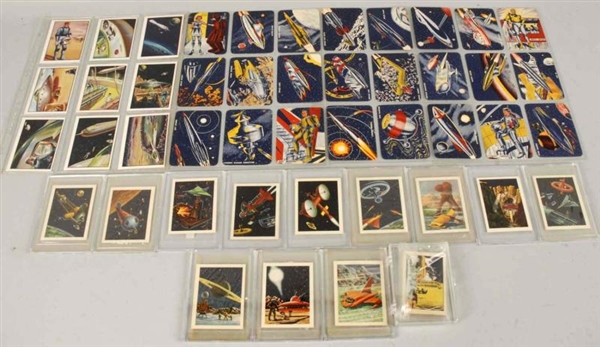 LOT OF 60: MISCELLANEOUS VINTAGE SPACE CARDS.     