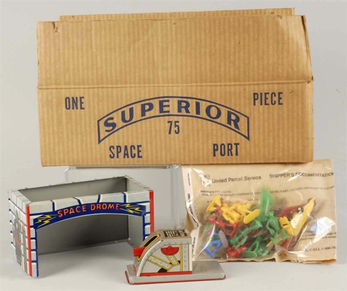 SUPERIOR SPACE PORT PLAY SET.                     