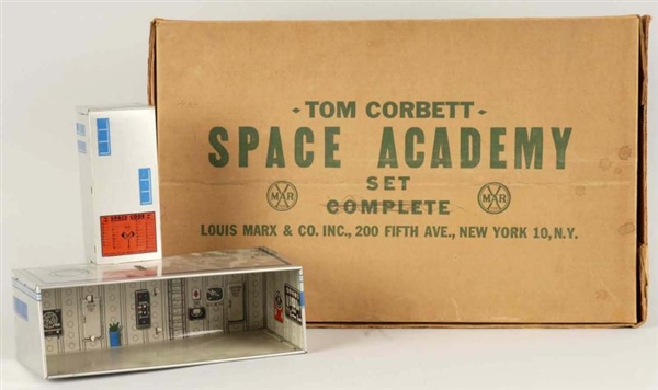 MARX TOM CORBETT SPACE ACADEMY PLAY SET.          
