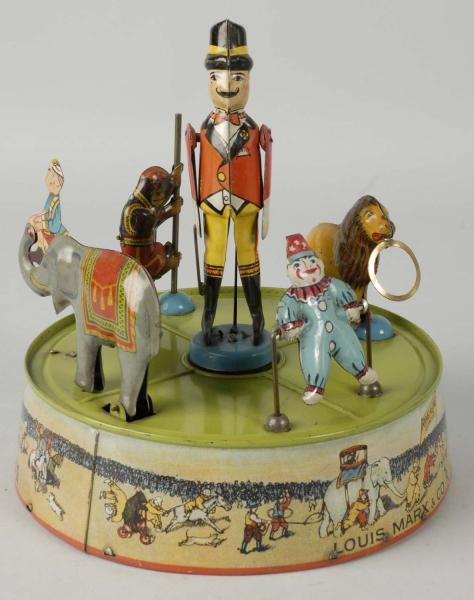 TIN LITHO MARX RING-A-LING CIRCUS WIND-UP TOY.    