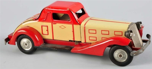 PRESSED STEEL MARX BATTERY-OPERATED COUPE TOY.    