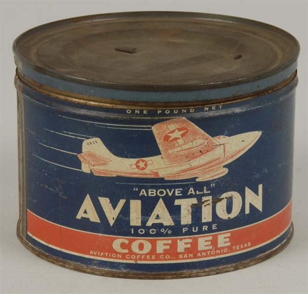 AVIATION COFFEE 1-POUND CAN.                      