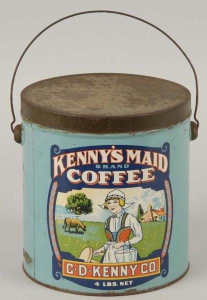 KENNYS MAID 4-POUND COFFEE CAN.                  