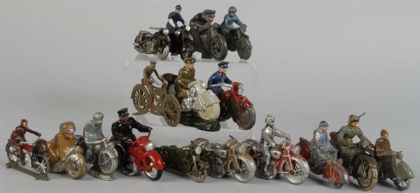 LOT OF 16: ASSORTED MOTORCYCLE TOYS.              