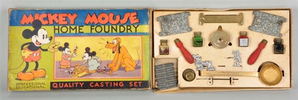 DISNEY MICKEY MOUSE HOME FOUNDRY CASTING SET.     